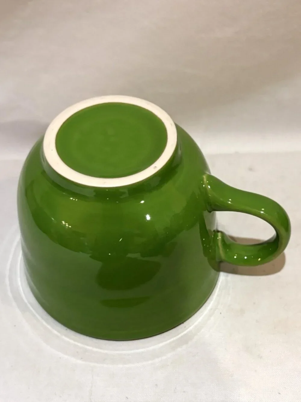 Set 2 VTG Homer Laughlin Fiesta Fiestaware USA Cup & Saucer Sets Shamrock Green